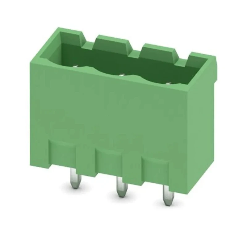 Phoenix Contact MSTBVA 2.5/3-G-5.08 Series Pluggable Terminal Block, 3-Contact, 5.08 mm Pitch, 12A, 400V, Polyamide 1755749