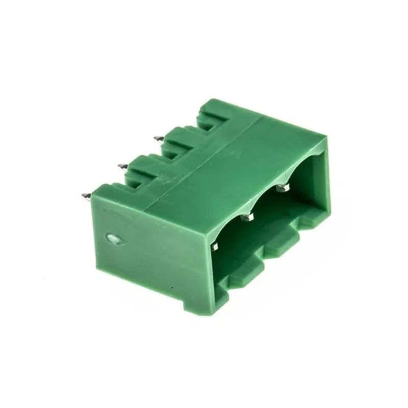 Phoenix Contact MSTBVA 2.5/3-G-5.08 Series Pluggable Terminal Block, 3-Contact, 5.08 mm Pitch, 12A, 400V, Polyamide 1755749