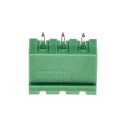 Phoenix Contact MSTBVA 2.5/3-G-5.08 Series Pluggable Terminal Block, 3-Contact, 5.08 mm Pitch, 12A, 400V, Polyamide 1755749