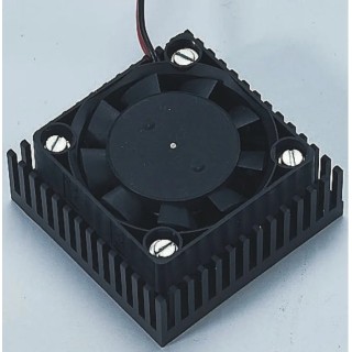 Fischer Elektronik Universal Square Aluminium Heatsink with Fan, 46.9mm x 20mm x 46.48mm, LAICK18X18F