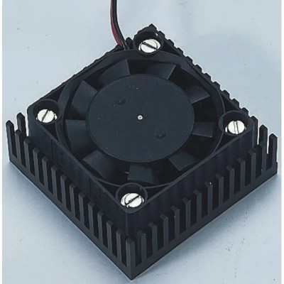 Fischer Elektronik Universal Square Aluminium Heatsink with Fan, 46.9mm x 20mm x 46.48mm, LAICK18X18F