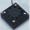 Fischer Elektronik Universal Square Aluminium Heatsink with Fan, 46.9mm x 20mm x 46.48mm, LAICK18X18F