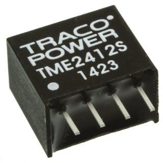 TRACOPOWER DC/DC Converter 12V DC Output, 84 mA, 24V DC Input, 1 W, Surface Mount, TME 2412S