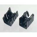Fischer Elektronik TO-220 Heatsink Aluminium, Black Anodised, Push-On, 21°C/W, 12.7x19.05x10mm FK237SA220H