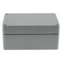 RS PRO RJ Series Aluminium Enclosure Black RAL 7001/RAL 9004 IP66 IK09 200x140x90mm 190-1875