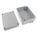 RS PRO RJ Series Aluminium Enclosure Black RAL 7001/RAL 9004 IP66 IK09 200x140x90mm 190-1875