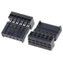 Wurth Elektronik 6-Way IDC Connector, Female, 1 Row, 2.54mm Pitch, 3A, 500V AC, Right Angle, 661006152022