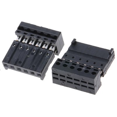 Wurth Elektronik 6-Way IDC Connector, Female, 1 Row, 2.54mm Pitch, 3A, 500V AC, Right Angle, 661006152022