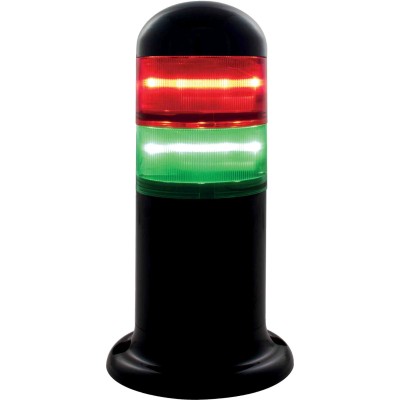 RS PRO Signal Tower Red, Green 6 Lights LED 240V AC/DC Base 190-2809