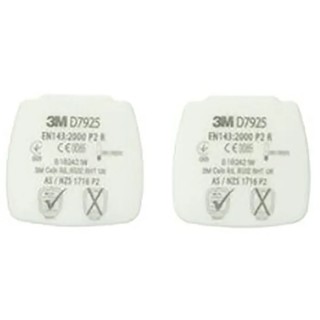 3M Dust Filter for 3M D7900 Filter Retainer, Secure Click Connection, EN 14387, Dust Protection D7925