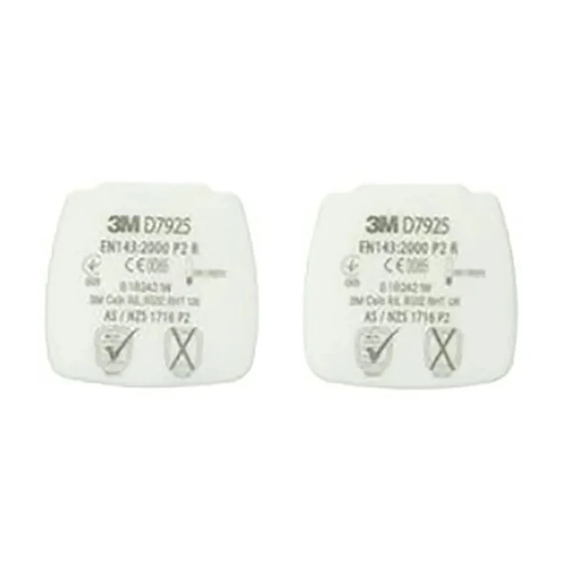 3M Dust Filter for 3M D7900 Filter Retainer, Secure Click Connection, EN 14387, Dust Protection D7925