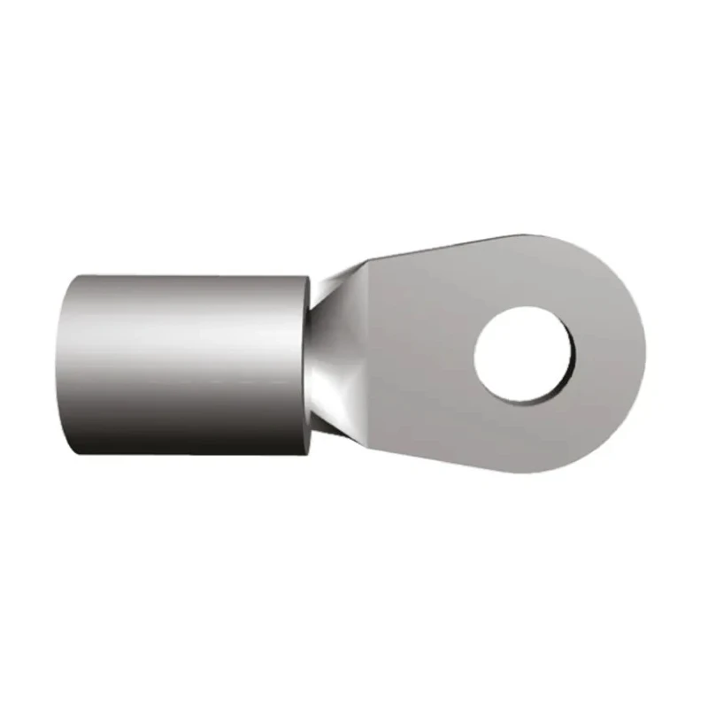 TE Connectivity Solistrand Uninsulated Ring Terminal M4 Stud Size, 8 AWG, Copper, Tin Plated, 324061