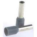 TE Connectivity Insulated Crimp Bootlace Ferrule 2.8 mm Pin Diameter Grey 10 mm Pin Length 11 AWG 1-966067-9