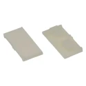 HellermannTyton Natural Polyamide 66 Cable Clip, 3 mm Max. Bundle Diameter, Self-Adhesive, 13x13x5 mm 151-13018 RA3-PA66-NA