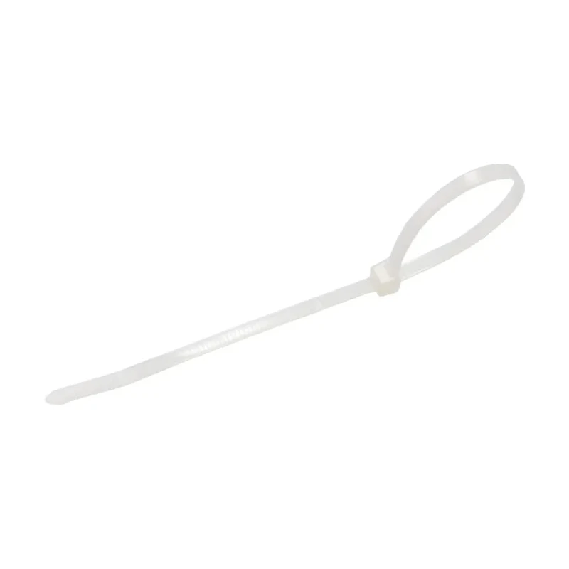 HellermannTyton Cable Tie, Non-Releasable, Polyamide 66, 205mm x 4.7mm, Natural, T80R Series 111-05019 T80R-PA66-NA