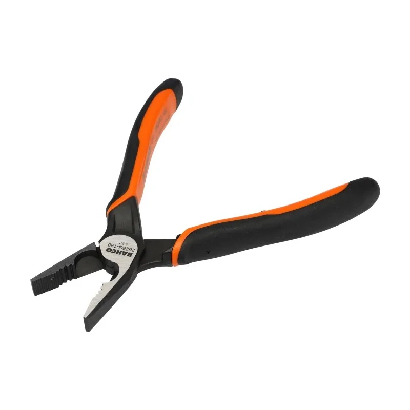 Bahco Combination Plier 1 Piece, 180mm Overall Length, Steel, 36mm Jaw, 2.5mm Cutting Capacity, 2628 G-180