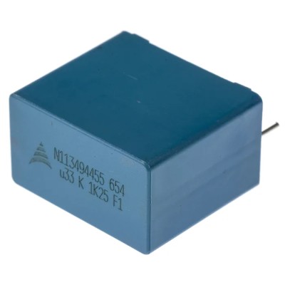 TDK B32654 Film Capacitor 330 nF 500V AC 1.25 kV DC Through Hole B32654A7334K000
