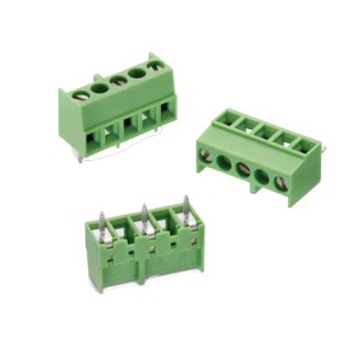 Wurth Elektronik 2432 Series PCB Terminal Block, 10 Contacts, 7mm Pitch, Through Hole, Horizontal, Green, 450V 691243210010