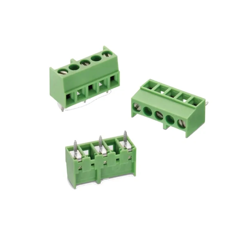 Wurth Elektronik 2432 Series PCB Terminal Block, 10 Contacts, 7mm Pitch, Through Hole, Horizontal, Green, 450V 691243210010