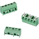 Wurth Elektronik 2434 Series PCB Terminal Block, 9 Contacts, 7.62 mm Pitch, Through Hole, 1 Row, Green, 450V 691243410009