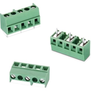 Wurth Elektronik 2434 Series PCB Terminal Block, 9 Contacts, 7.62 mm Pitch, Through Hole, 1 Row, Green, 450V 691243410009