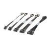 Molex Wire to Board Cable, 5 Way Female KK Plus 396 to 5 Way Female KK Plus 396, 1m, 600V DC, Black Nylon Jacket 36921-0510