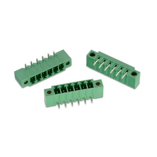 Wurth Elektronik WR-TBL Series Pluggable Terminal Block 12 Contacts 3.81mm Pitch 10A 1 Row 300V Polyamide Green 691325310012