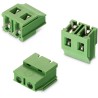 Wurth Elektronik PCB Terminal Block 2-Contact Through Hole, 7.62 mm Pitch, 24A, Horizontal, Green, 1 Row 691253410002