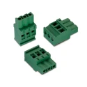 Wurth Elektronik Pluggable Terminal Block, 3 Contacts, 5.08mm Pitch, 1 Row, 15A, Polyamide, Green, Horizontal 691344510003