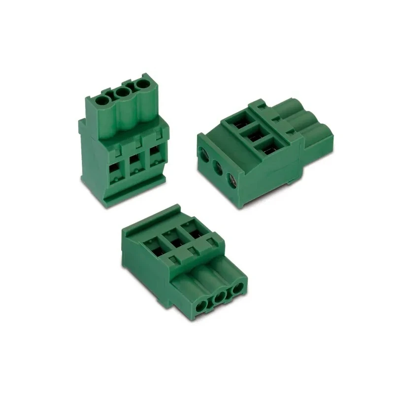 Wurth Elektronik Pluggable Terminal Block, 3 Contacts, 5.08mm Pitch, 1 Row, 15A, Polyamide, Green, Horizontal 691344510003