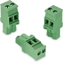 Wurth Elektronik Pluggable Terminal Block, 2-Contact, 5 mm Pitch, Horizontal, 1 Row, Polyamide, 15A, Green 691344710002