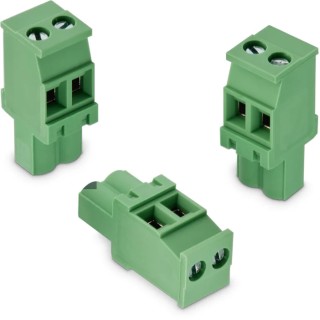 Wurth Elektronik Pluggable Terminal Block, 2-Contact, 5 mm Pitch, Horizontal, 1 Row, Polyamide, 15A, Green 691344710002