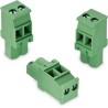 Wurth Elektronik Pluggable Terminal Block, 2-Contact, 5 mm Pitch, Horizontal, 1 Row, Polyamide, 15A, Green 691344710002
