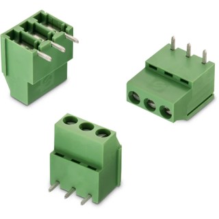 Wurth Elektronik PCB Terminal Block 2 Contacts, 5 mm Pitch, Through Hole, Vertical, Green, 24A, 450V, 1 Row 691253700002