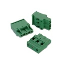Wurth Elektronik 3444 Series Pluggable Terminal Block, 3 Contacts, 7.62 mm Pitch, Horizontal, Male, Green, 15A 691344410003