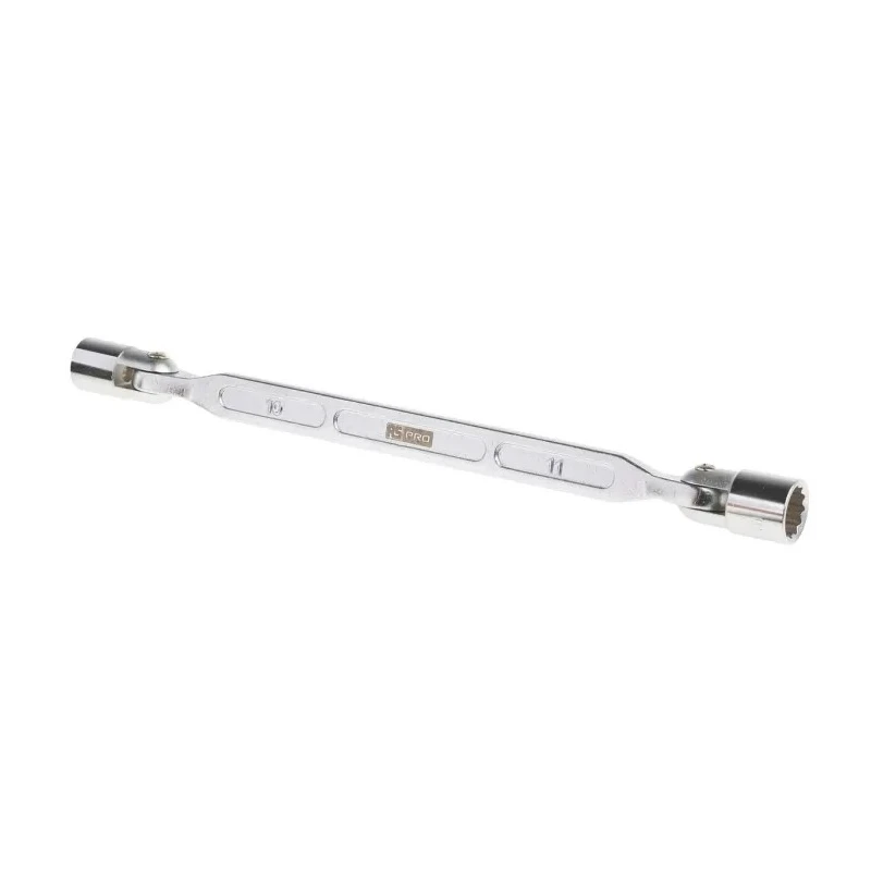 RS PRO Chrome Vanadium Socket Wrench, Flex Head, Non-Sparking, 10 to 11 mm² Tip 735-778