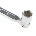 RS PRO Chrome Vanadium Socket Wrench, Flex Head, Non-Sparking, 10 to 11 mm² Tip 735-778