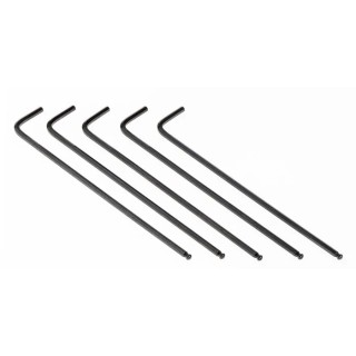 RS PRO L Metric Hex Key Set, Long Arm, 2.5 mm Ball End, Chrome Vanadium Steel, Black Finish 735-071