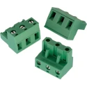 Wurth Elektronik 3514 Series Pluggable Terminal Block, 7 Contacts, 7.62 mm Pitch, 1 Row, 20A, Polyamide, Green 691351400007