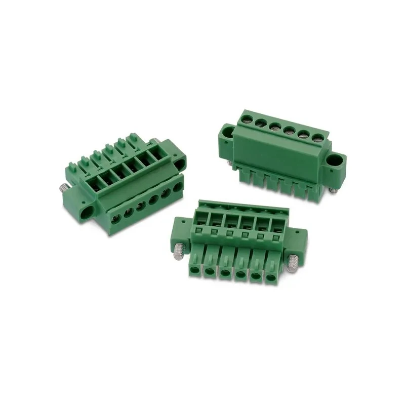 Wurth Elektronik 3651 Series Pluggable Terminal Block, 5 Contacts, 3.5 mm Pitch, Horizontal, Polyamide, Green, 691365110005