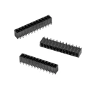 Wurth Elektronik 7013 Series 6-Contact Pluggable Terminal Block, 3.81 mm Pitch, 1 Row, 10A, Horizontal, Black 691701340006B