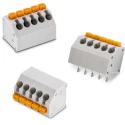 Wurth Elektronik PCB Terminal Block 4-Contact, 7.62 mm Pitch, Through Hole, 1 Row, Grey, 750V AC 4183 Series 691418420004
