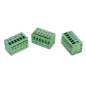 Wurth Elektronik 126B Series PCB Terminal Block 6 Contacts 5 mm Pitch Through Hole 1 Row 300V AC Green 691126710006B
