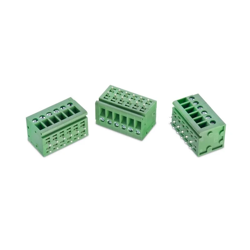 Wurth Elektronik 126B Series PCB Terminal Block 6 Contacts 5 mm Pitch Through Hole 1 Row 300V AC Green 691126710006B