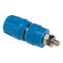 Hirschmann Test & Measurement Blue 35A Test Connector, Brass Contacts, Nickel Plated, 2 mm Hole, Female, 60V DC, 930103102