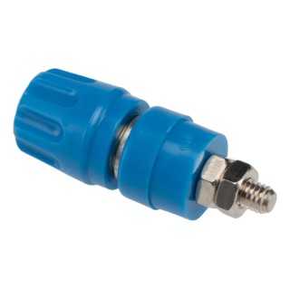 Hirschmann Test & Measurement Blue 35A Test Connector, Brass Contacts, Nickel Plated, 2 mm Hole, Female, 60V DC, 930103102