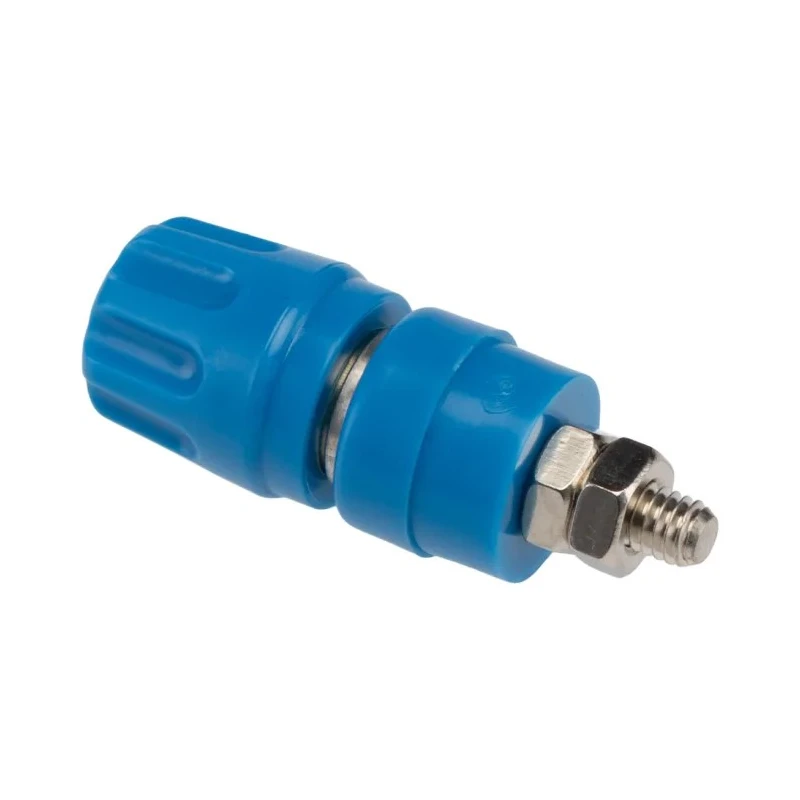 Hirschmann Test & Measurement Blue 35A Test Connector, Brass Contacts, Nickel Plated, 2 mm Hole, Female, 60V DC, 930103102