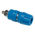 Hirschmann Test & Measurement Blue 35A Test Connector, Brass Contacts, Nickel Plated, 2 mm Hole, Female, 60V DC, 930103102