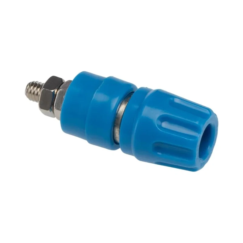 Hirschmann Test & Measurement Blue 35A Test Connector, Brass Contacts, Nickel Plated, 2 mm Hole, Female, 60V DC, 930103102
