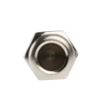 Hirschmann Test & Measurement Silver Female Banana Socket, 4 mm Solder, Nickel-Plated Brass, 60V DC, 16A, 22mm 930147000